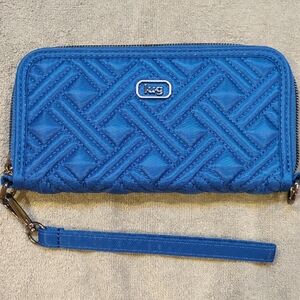 Lug Whirly RFID Wristlet Wallet - Azure Blue - NEW